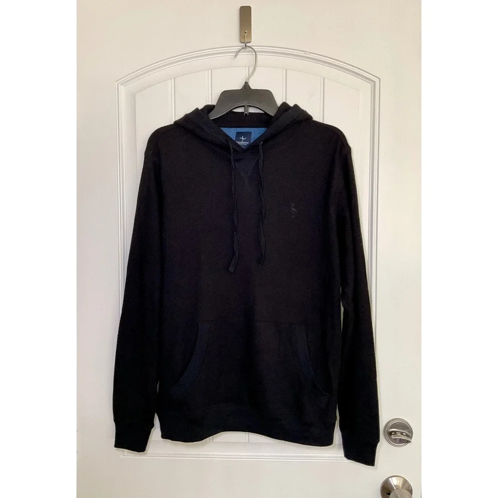 Tailorbyrd Collection Men's Black Cozy Knit Hoodie Size Small NWOT